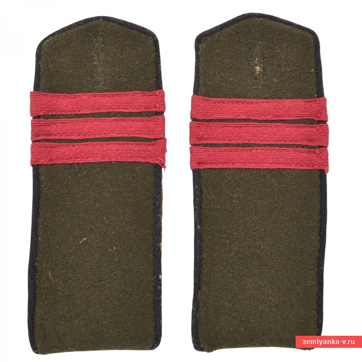 Полевые погоны сержанта саперных частей РККА обр. 1943 года