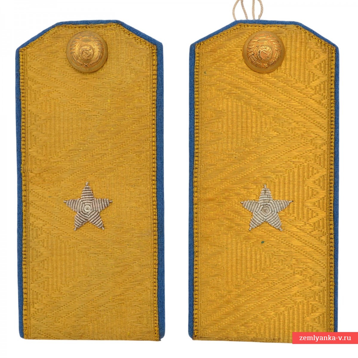 Повседневные погоны генерал-майора ВВС РККА образца 1943 года в люксовом состоянии