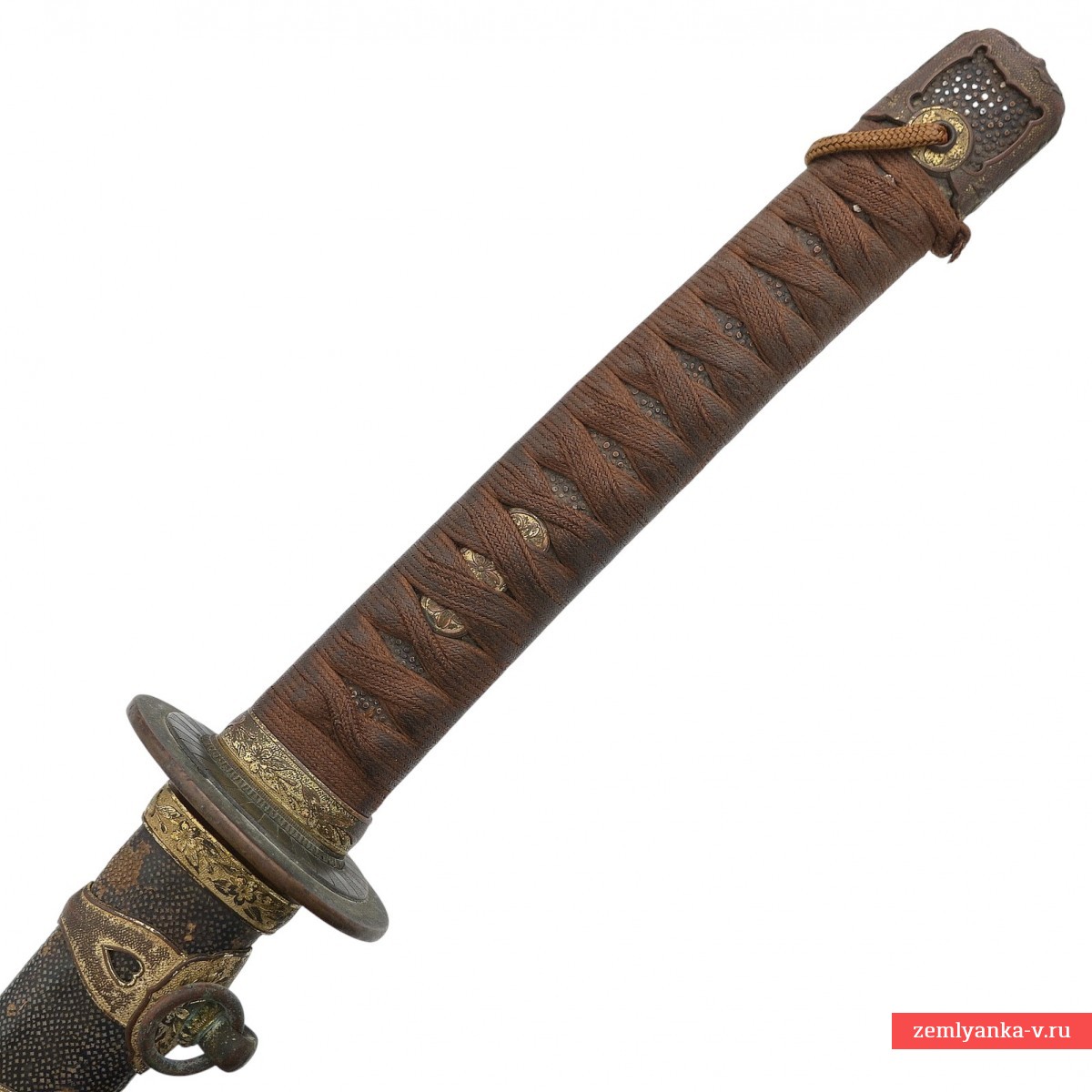 Меч японский морской офицерский образца 1937 года (тип 97) с клинком работы Кадзунори