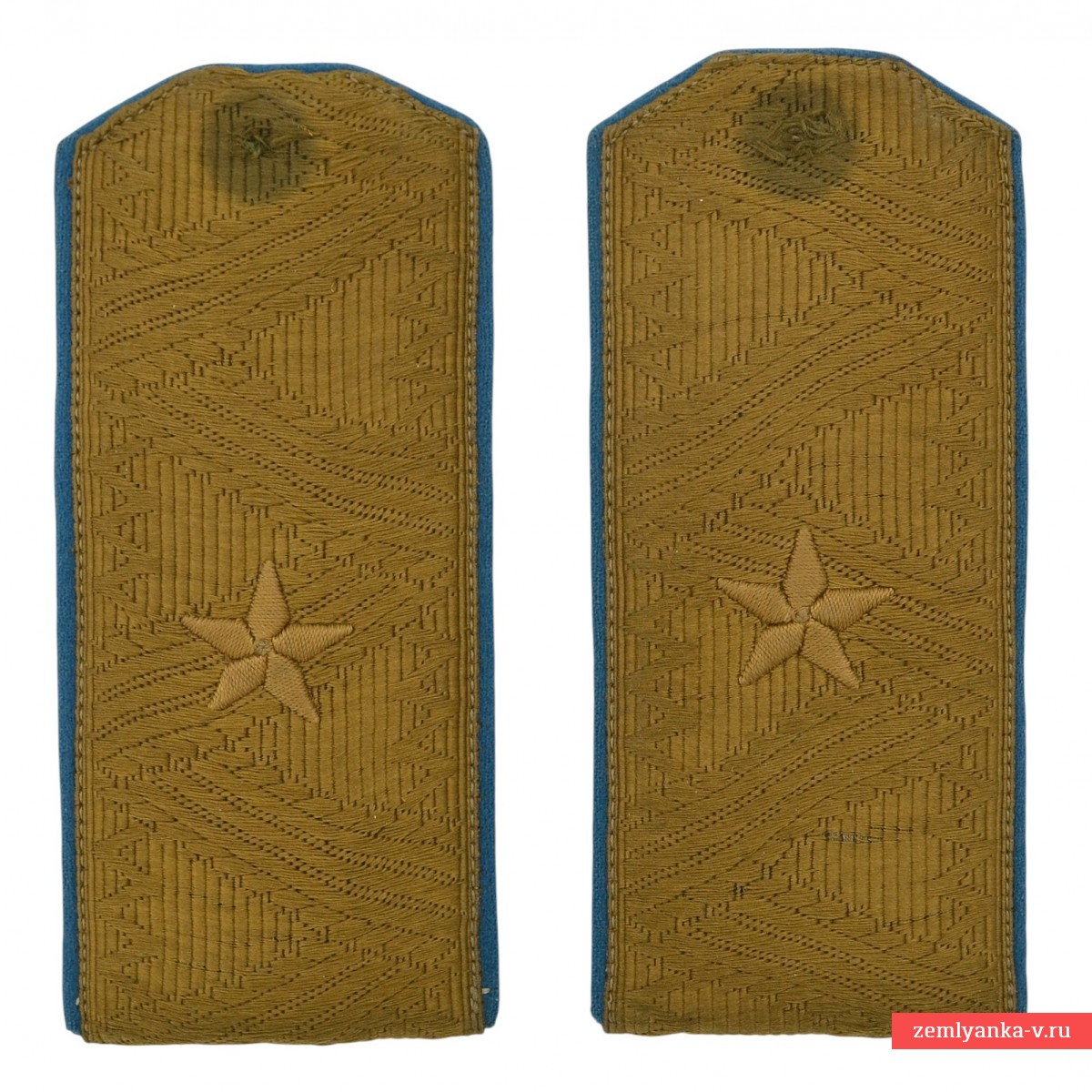 Погоны полевые генерал-майора ВВС РККА образца 1943 года