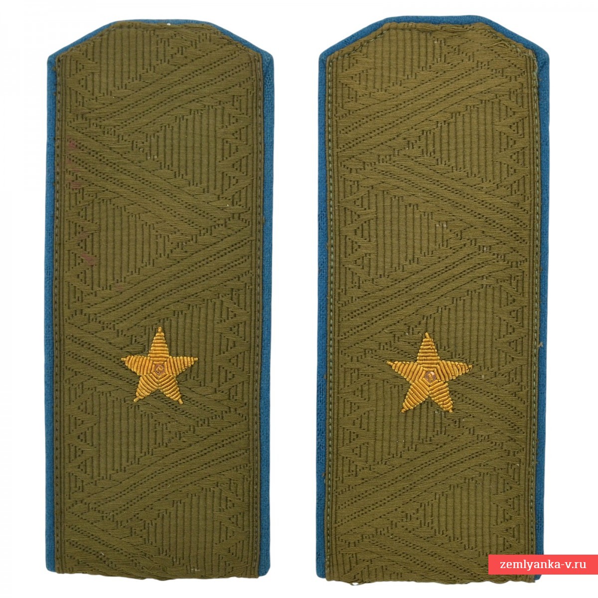 Погоны полевые генерал-майора ВВС РККА образца 1943 года