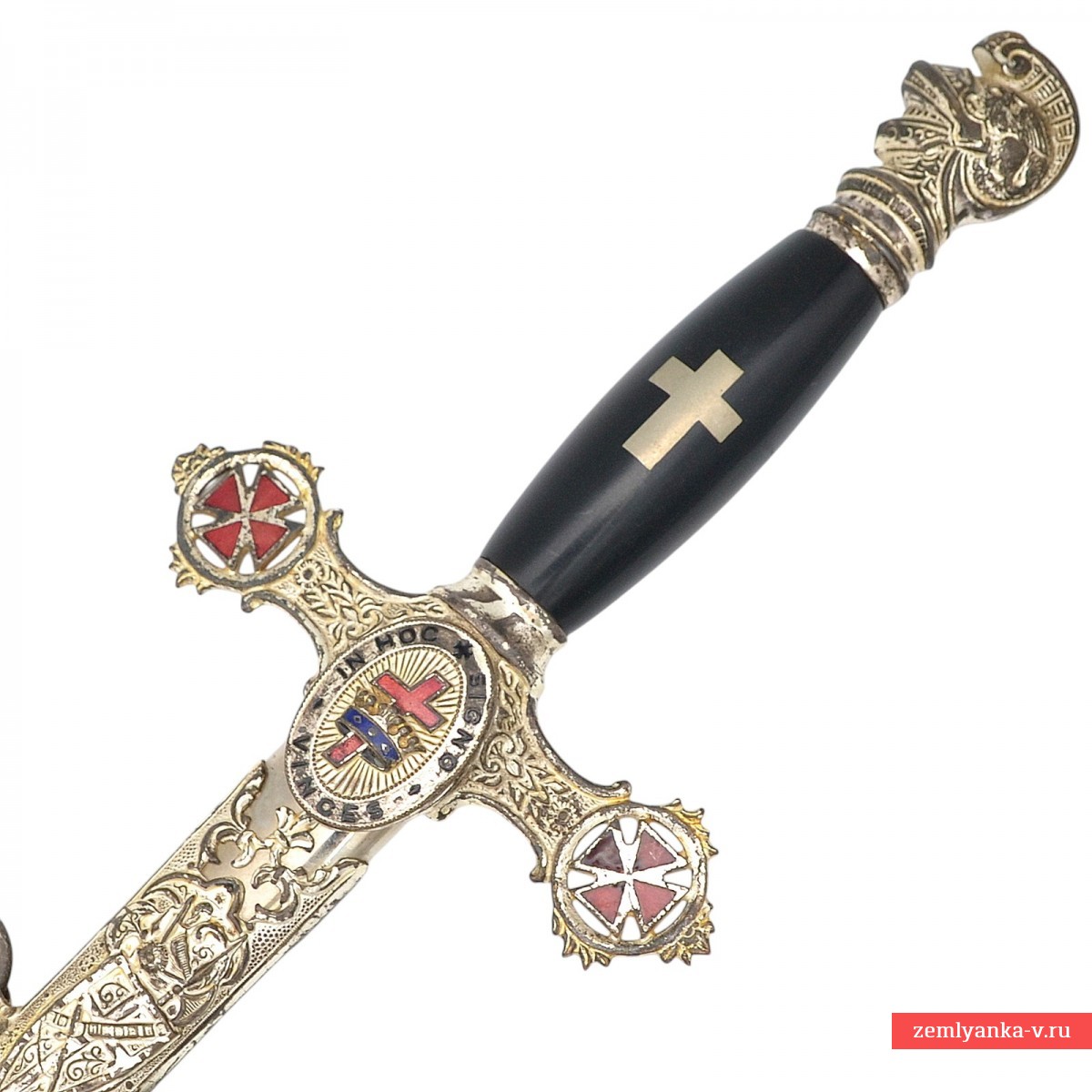 Ритуальный масонский меч рыцаря ордена Тамплиеров в люксовом состоянии