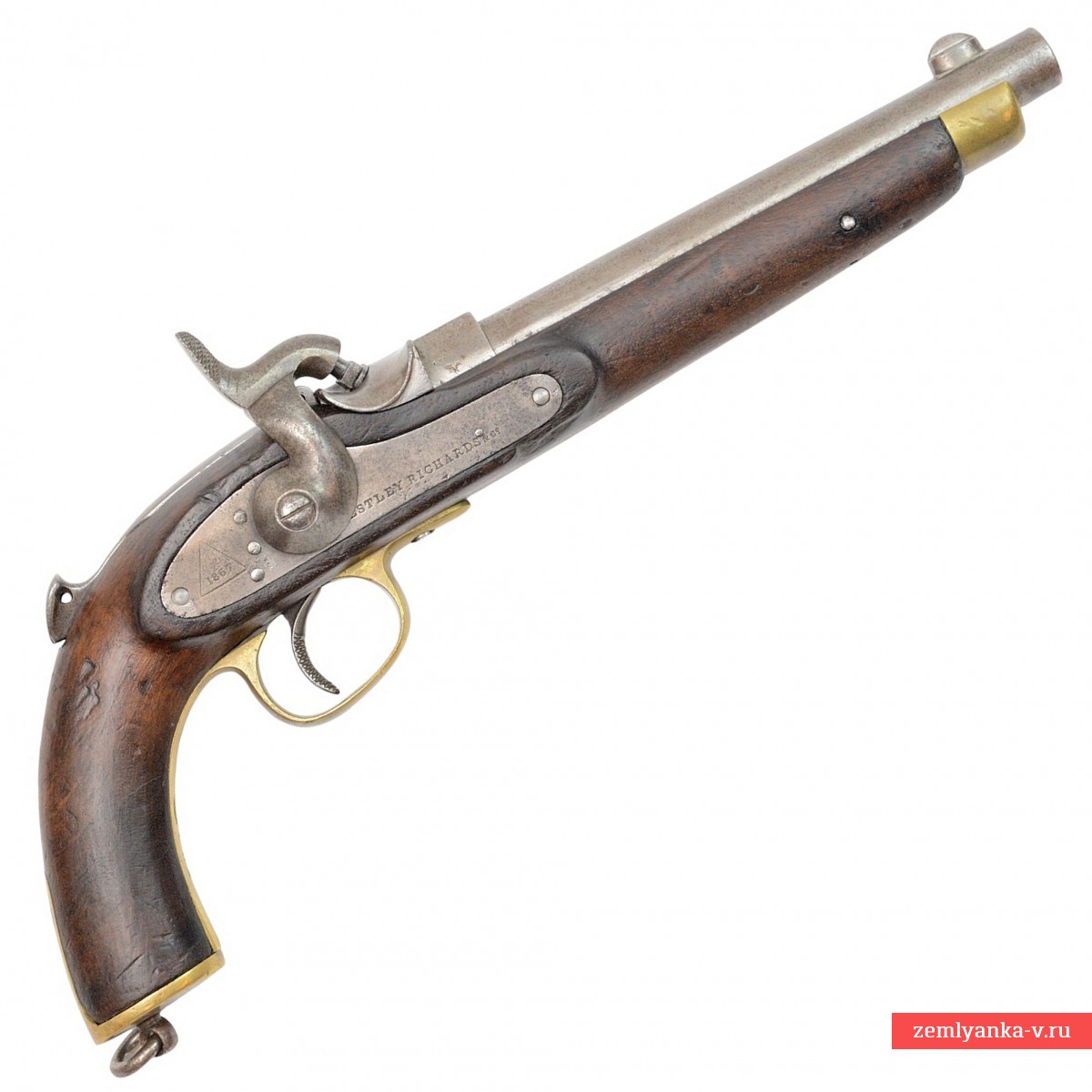 Капсюльный казнозарядный пистолет системы Монтиньи