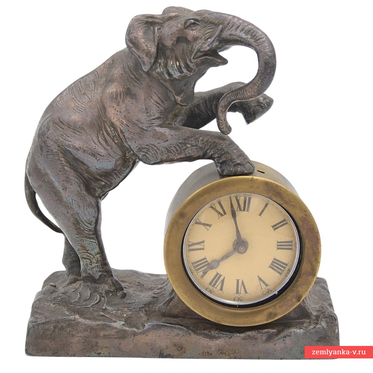 Настольные часы со слоном