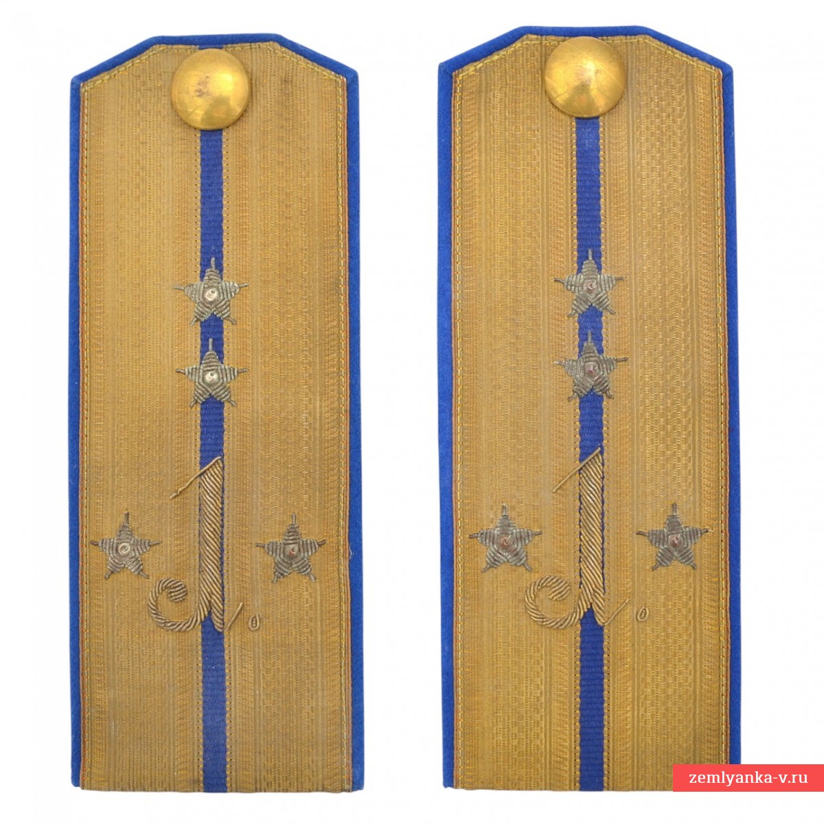 Погоны штабс-капитана армейской пехоты РИА