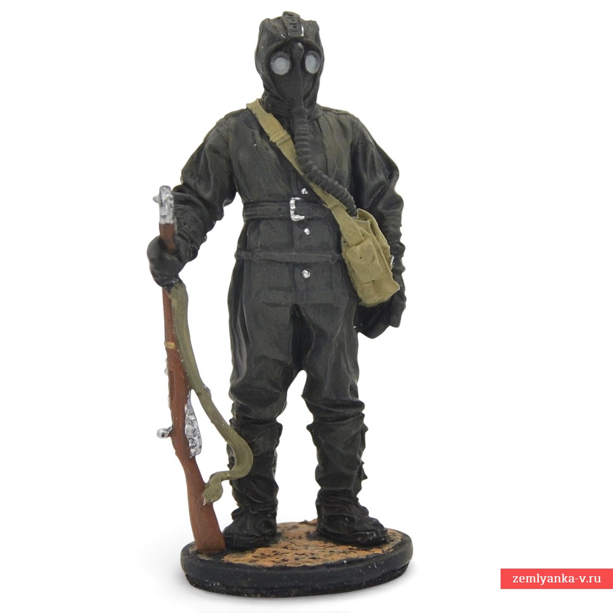 Оловянный солдатик «Солдат химических войск РККА»