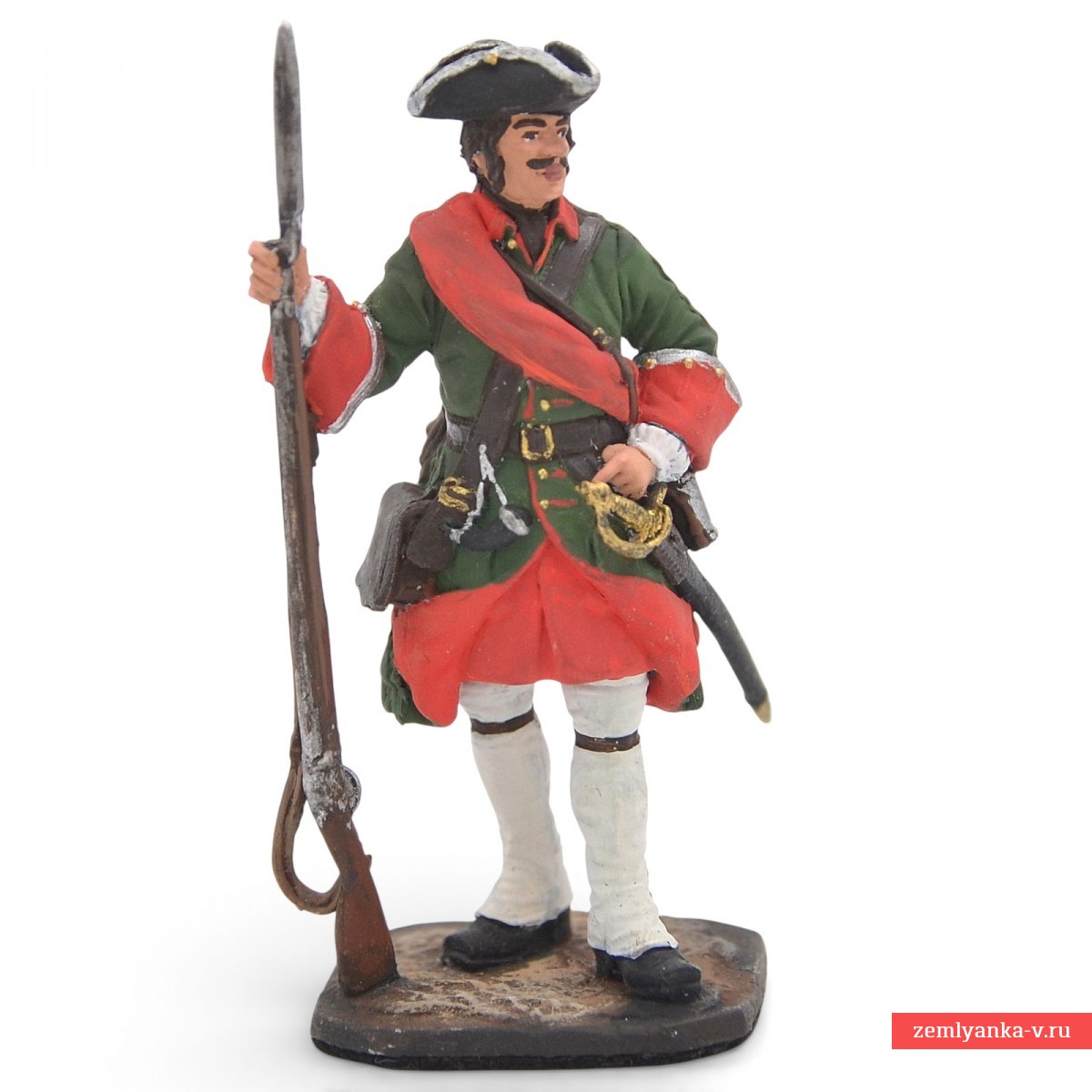 Оловянный солдат «Капрал армейской пехоты армии Петра I»