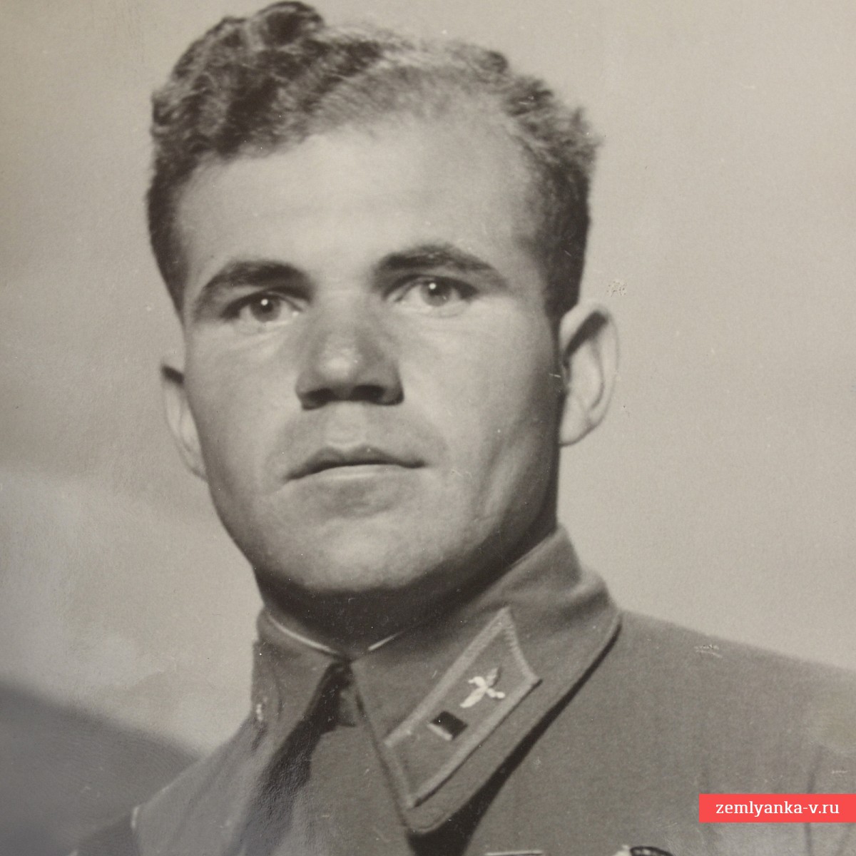 Фото мл. лейтенанта ВВС РККА С.Г. Ридного – Героя Советского союза, ТАСС