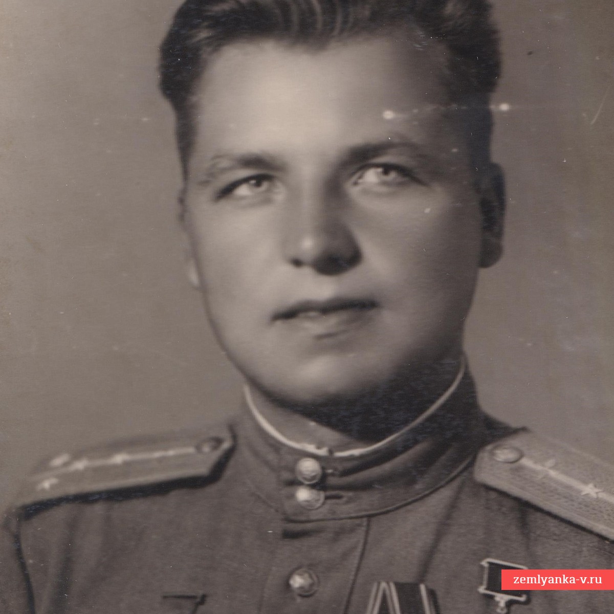 Фото капитана ВВС РККА Быкова Н.П. – Героя Советского союза