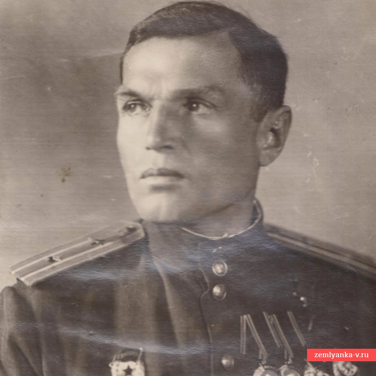 Фото майора ВВС РККА С.К. Ананьина  – Героя Советского союза