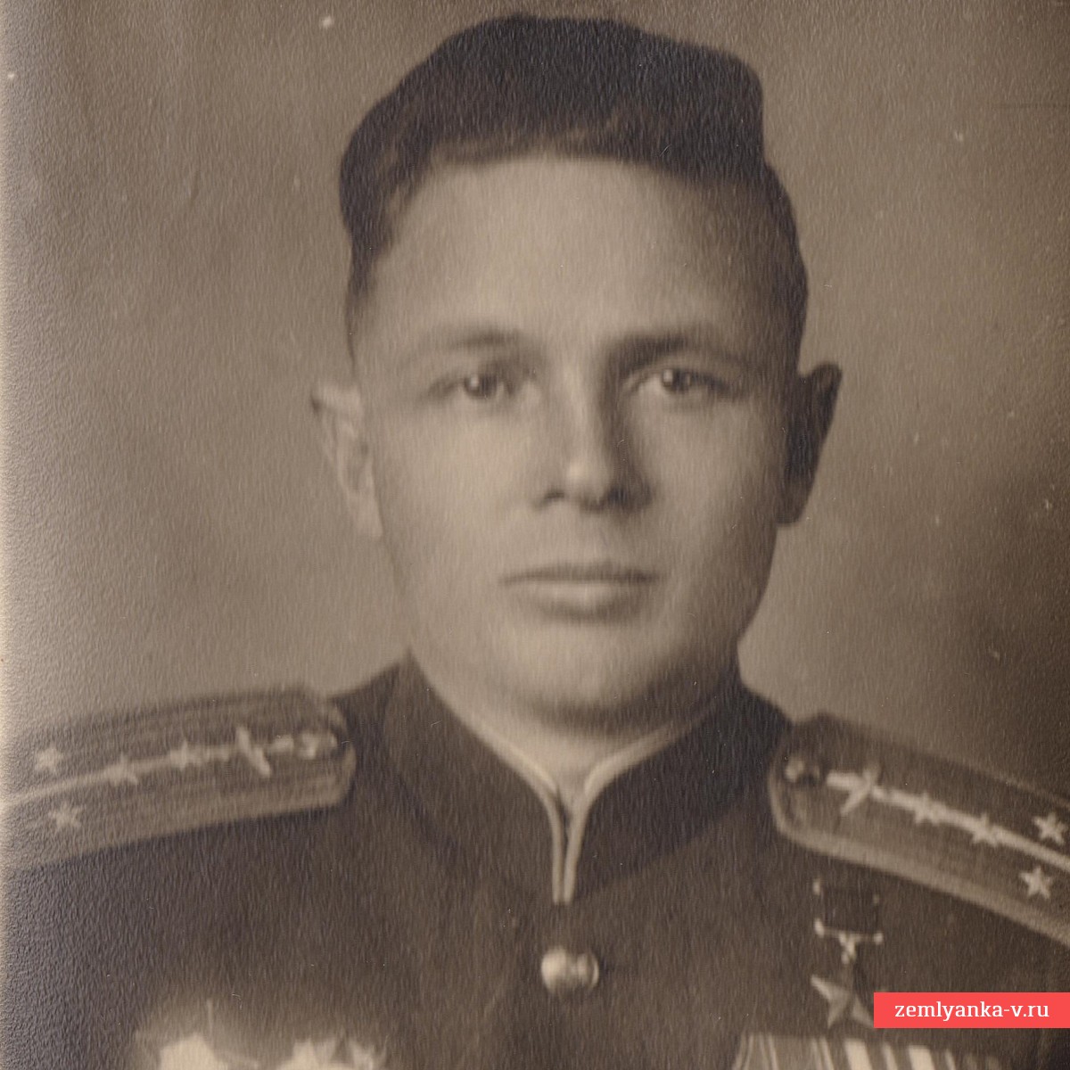 Фото капитана ВВС РККА Щербины Н.С. – Героя Советского союза