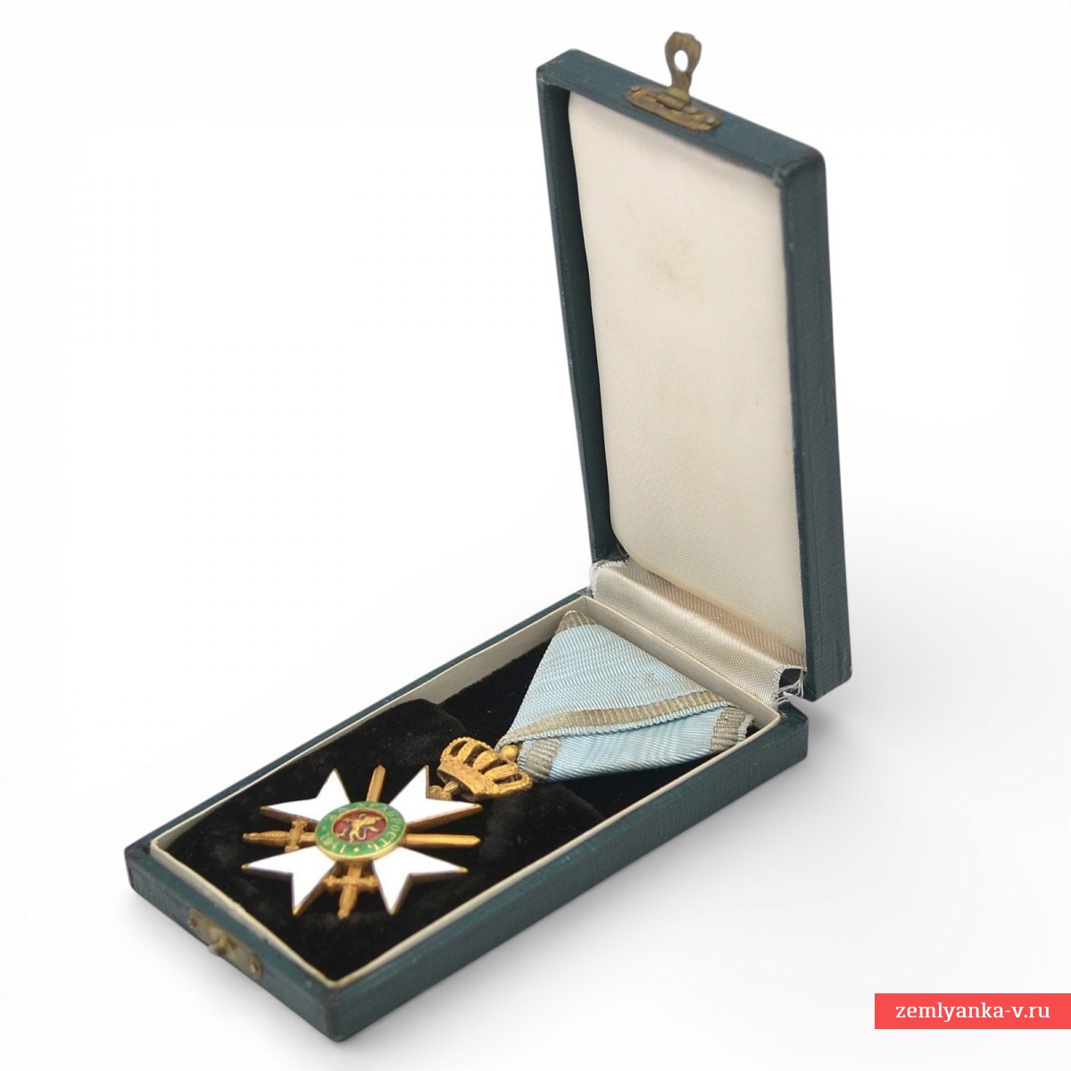 Офицерский болгарский орден «За храбрость» 3 степени 2 класса 1941 г., в футляре