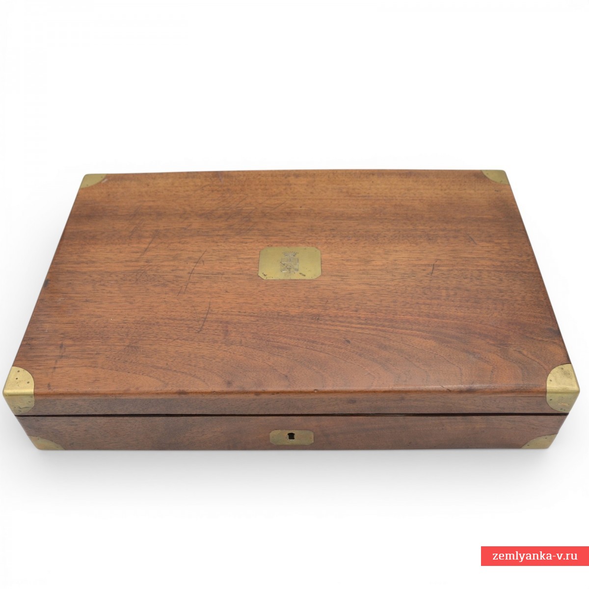 Футляр для пары французских дуэльных пистолетов с гербом рода Gauthier 