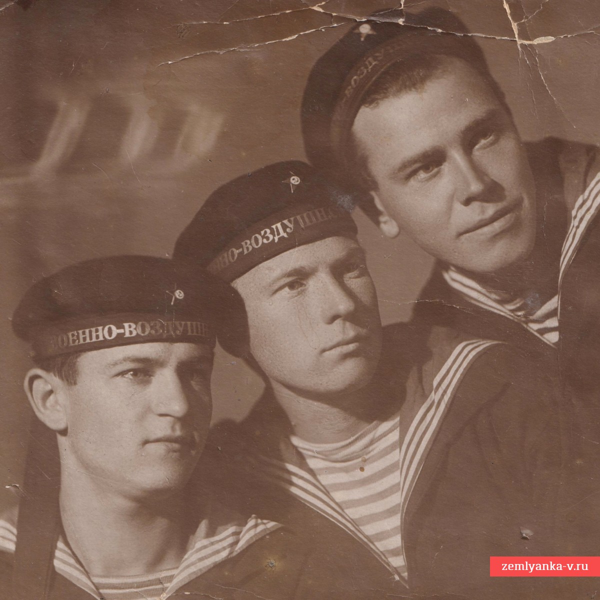 Художественное фото матросов военно-воздушных сил РККФ, 1939 г.