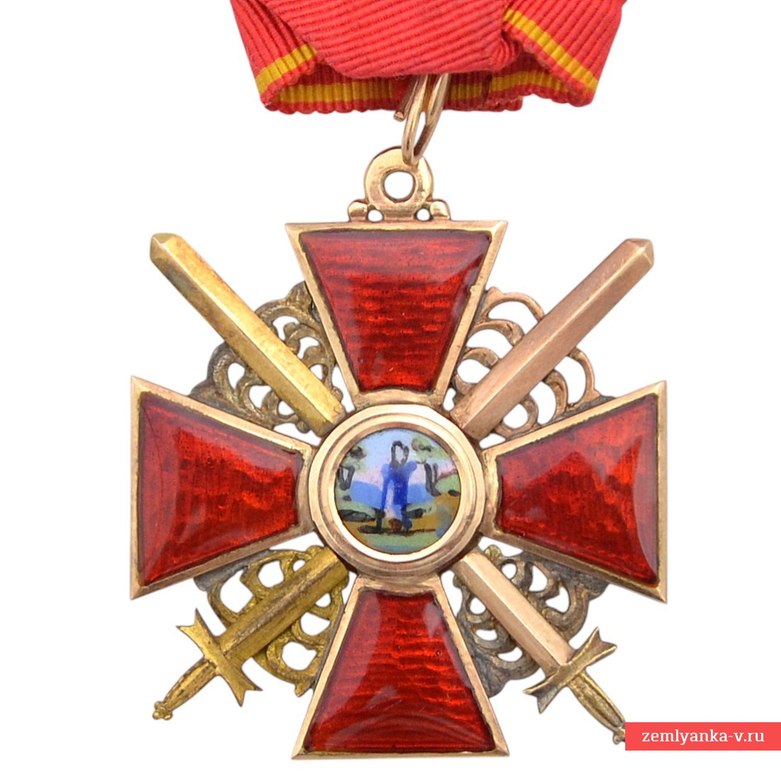 Орден Св. Анны 3 ст. с мечами, Кейбель