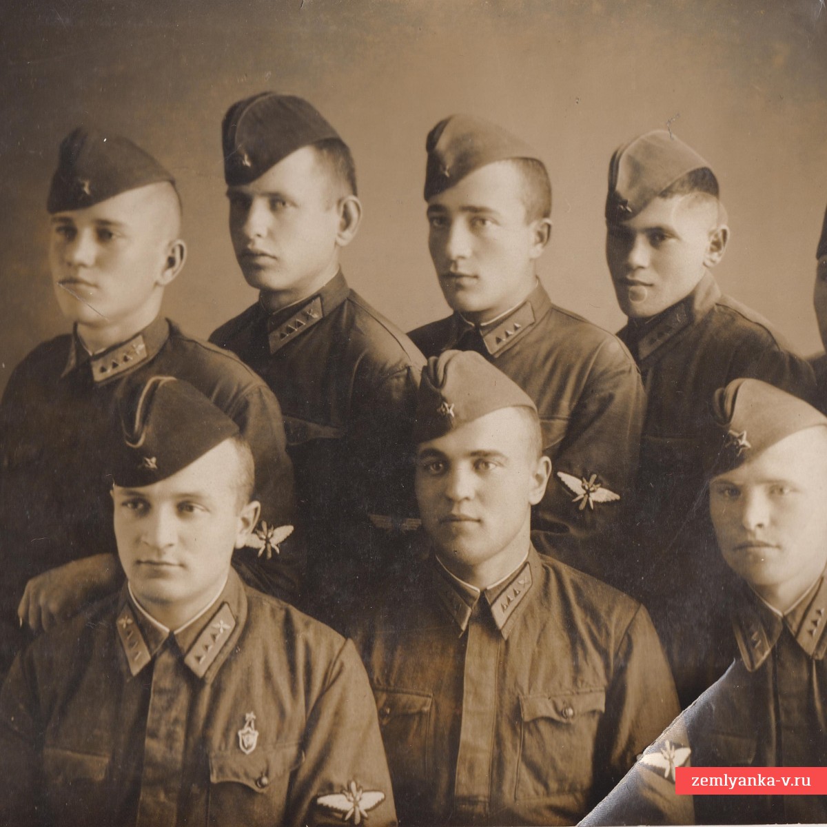 Фото сержантов ВВС РККА, 1940 г.