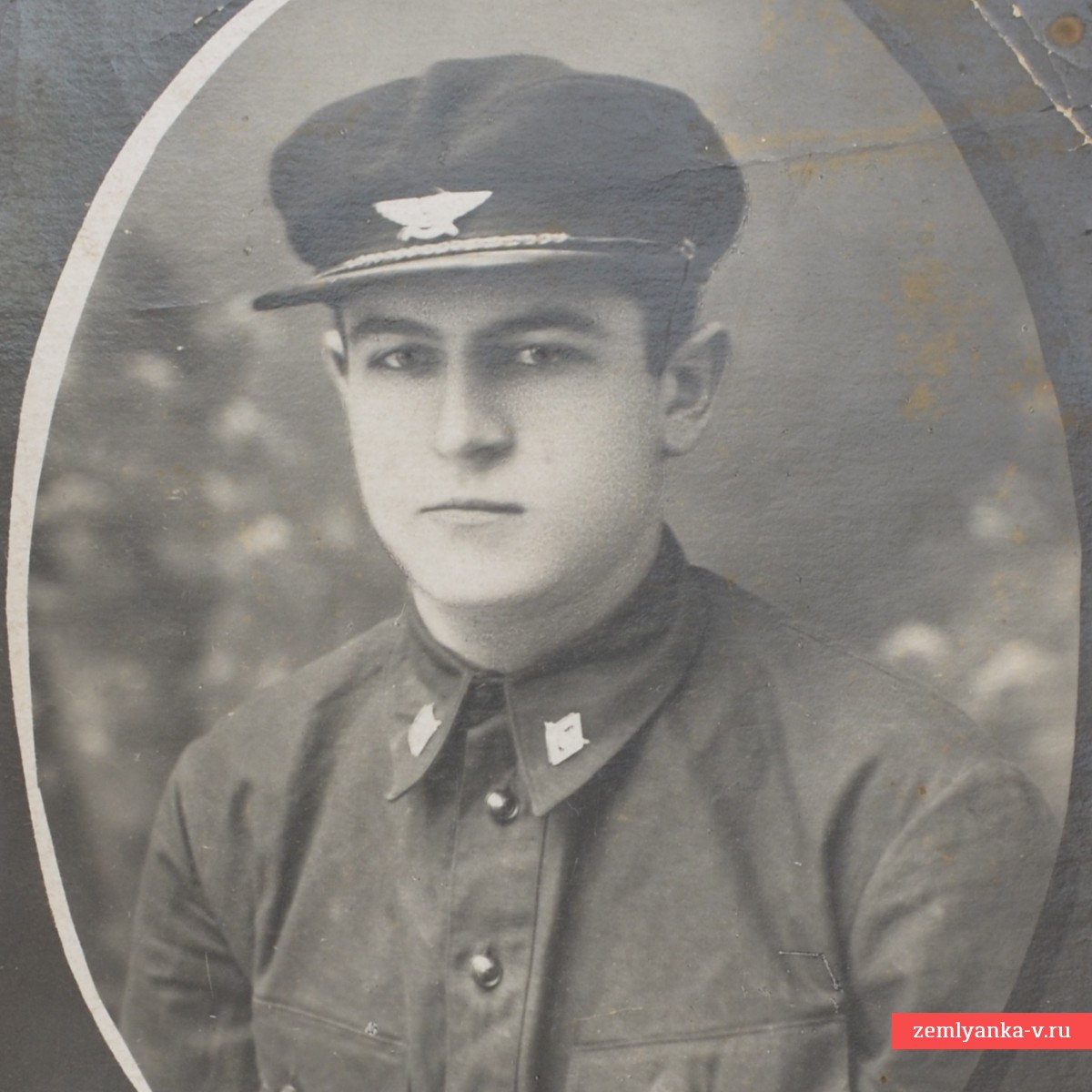 Фото слушателя школы ГВФ в униформе обр. 1932 года