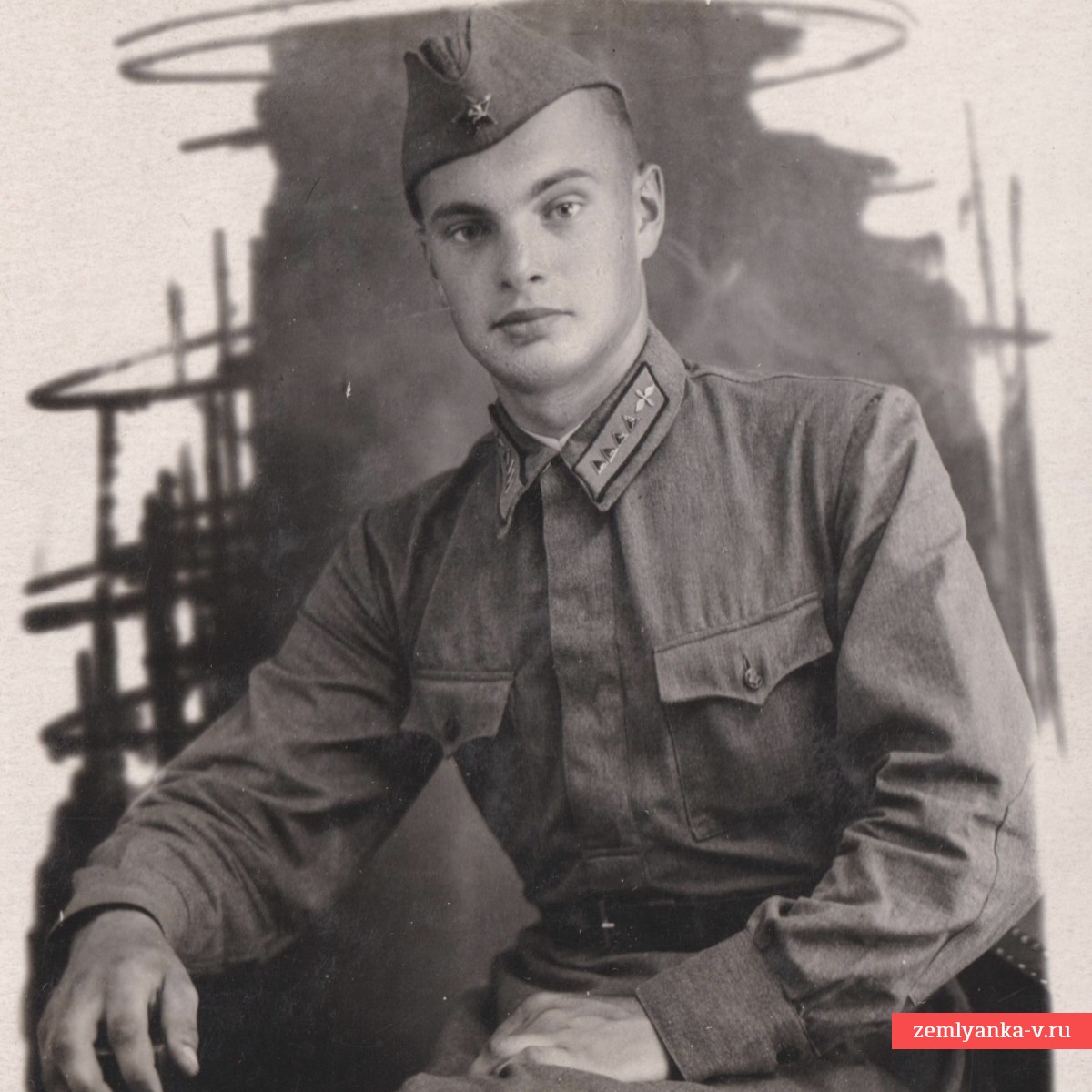 Колоритное фото старшины ВВС РККА, 1940 г.