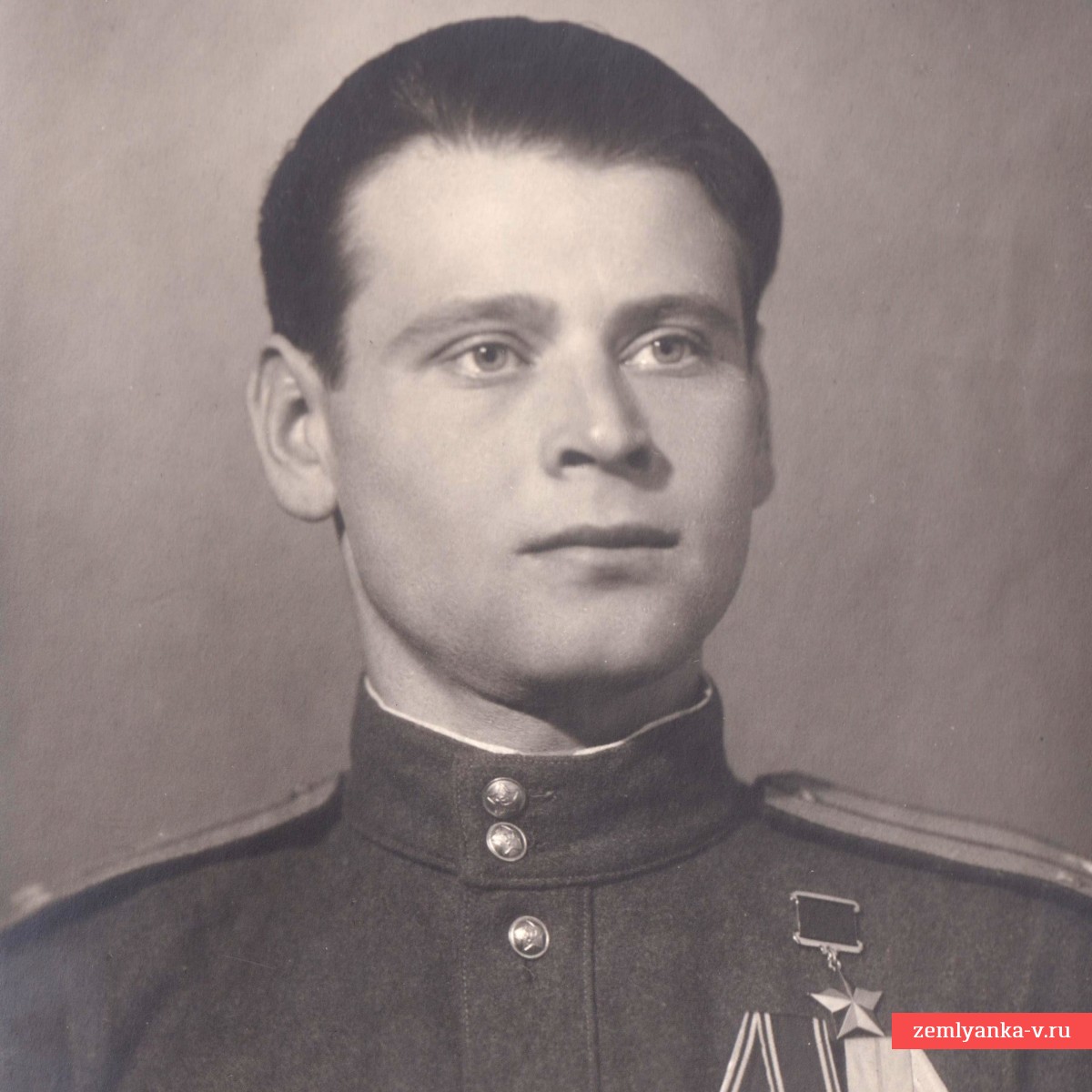 Фото Героя Советского союза лейтенанта пехоты Пономаренко Л.Н.