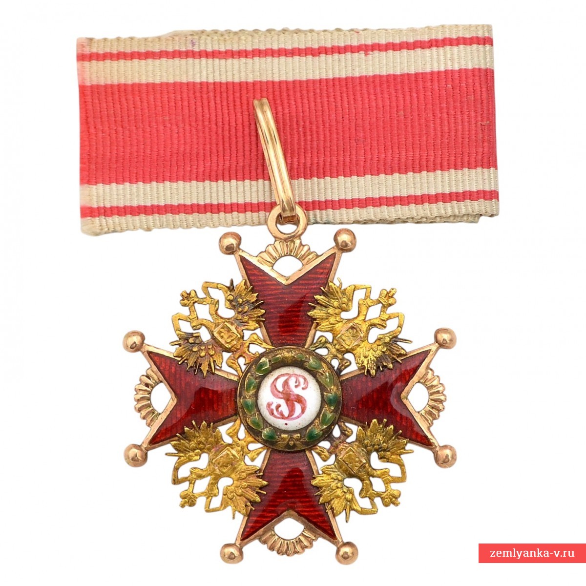 Орден Св. Станислава 3 степени на ленте, Кейбель