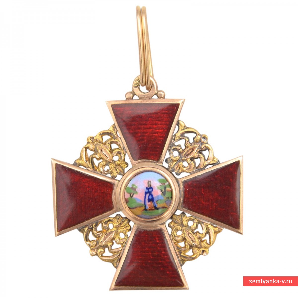 Орден Св. Анны 3 степени, ранний тип, Кейбель