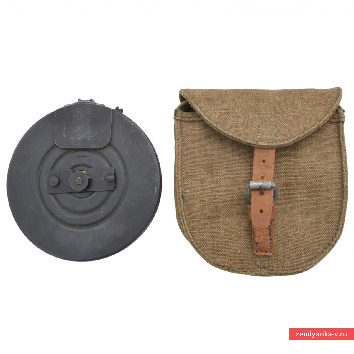 Диск с подсумком к автомату ППШ-41