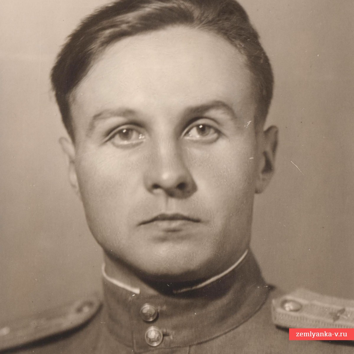 Фото гв. майора ВВС РККА Ступишина М.П. – Героя Советского союза