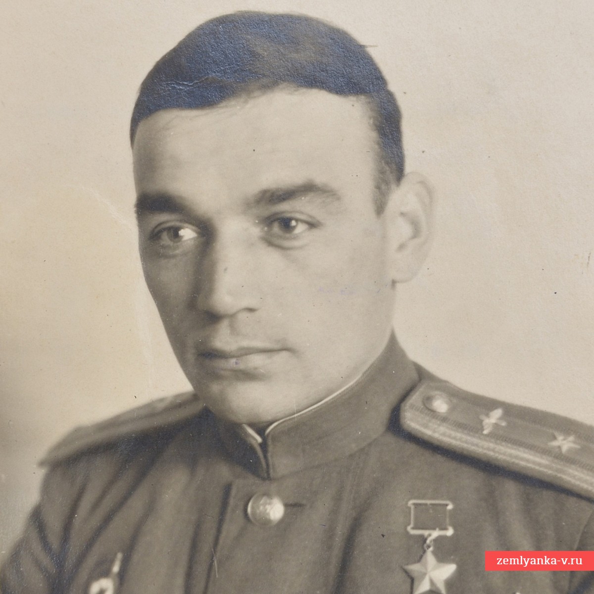 Фото майора ВВС В.П. Шлепова – Героя Советского союза