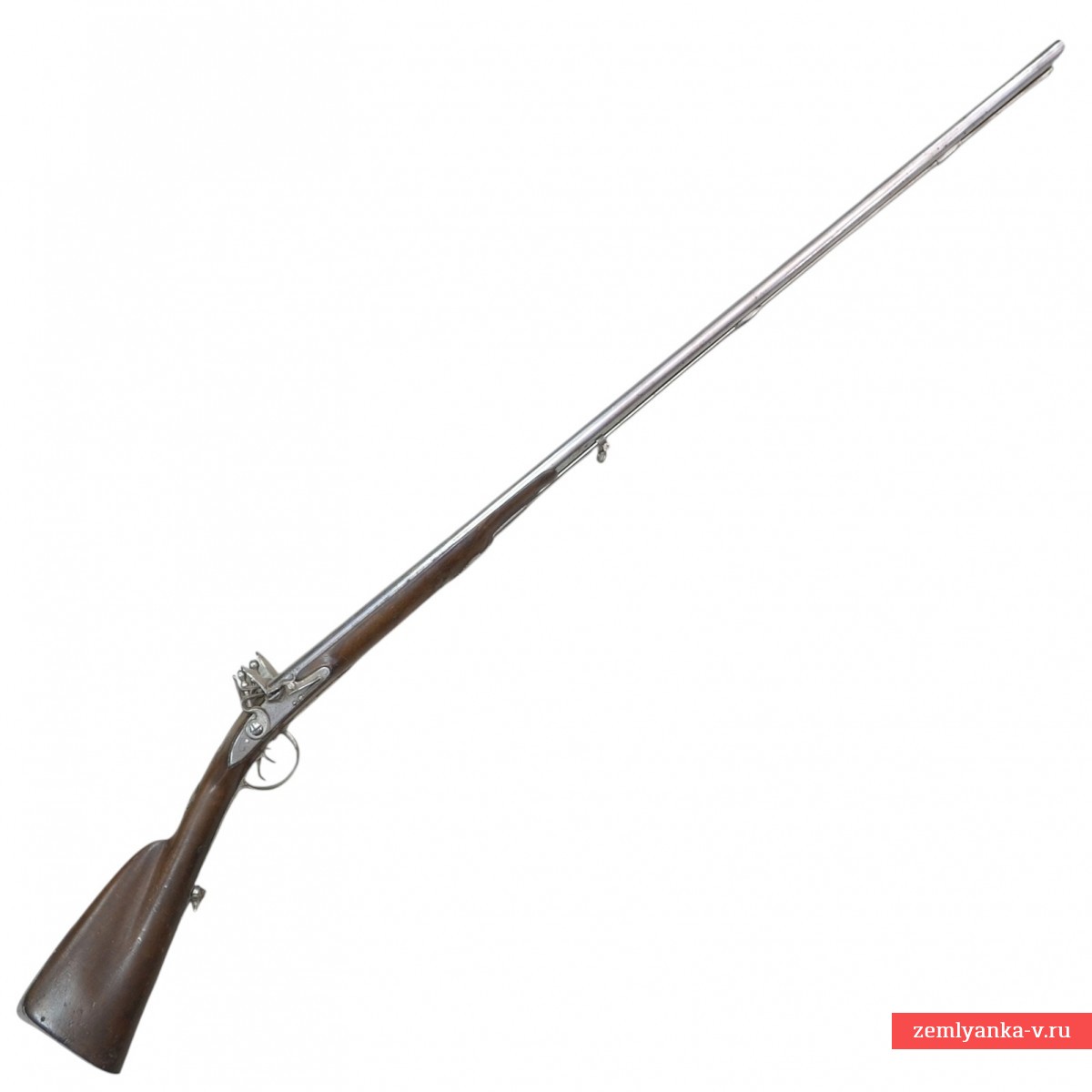 Ружье французское охотничье двуствольное конца XVIII в.