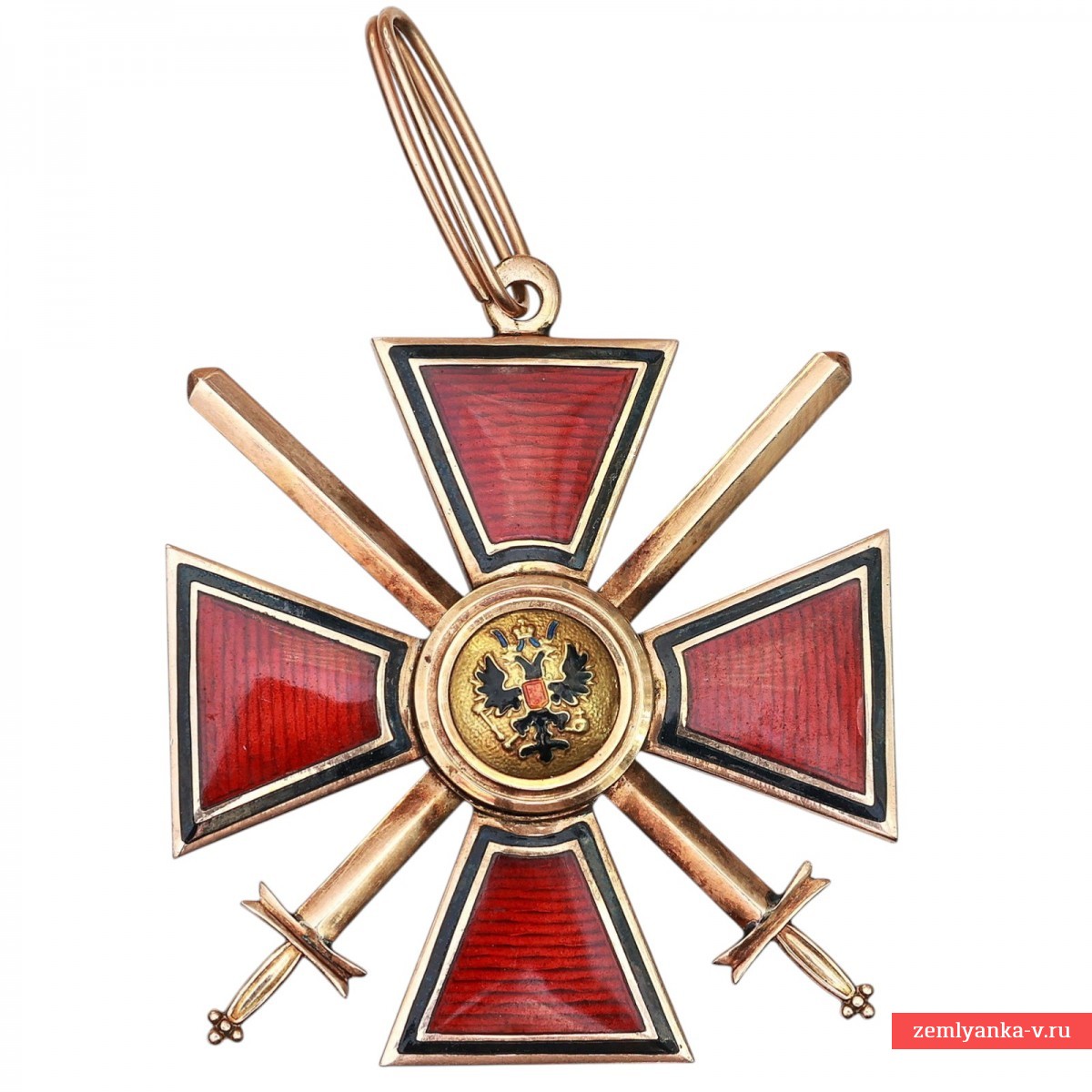 Знак ордена Св. князя Владимира 3 ст. с мечами, для иноверцев