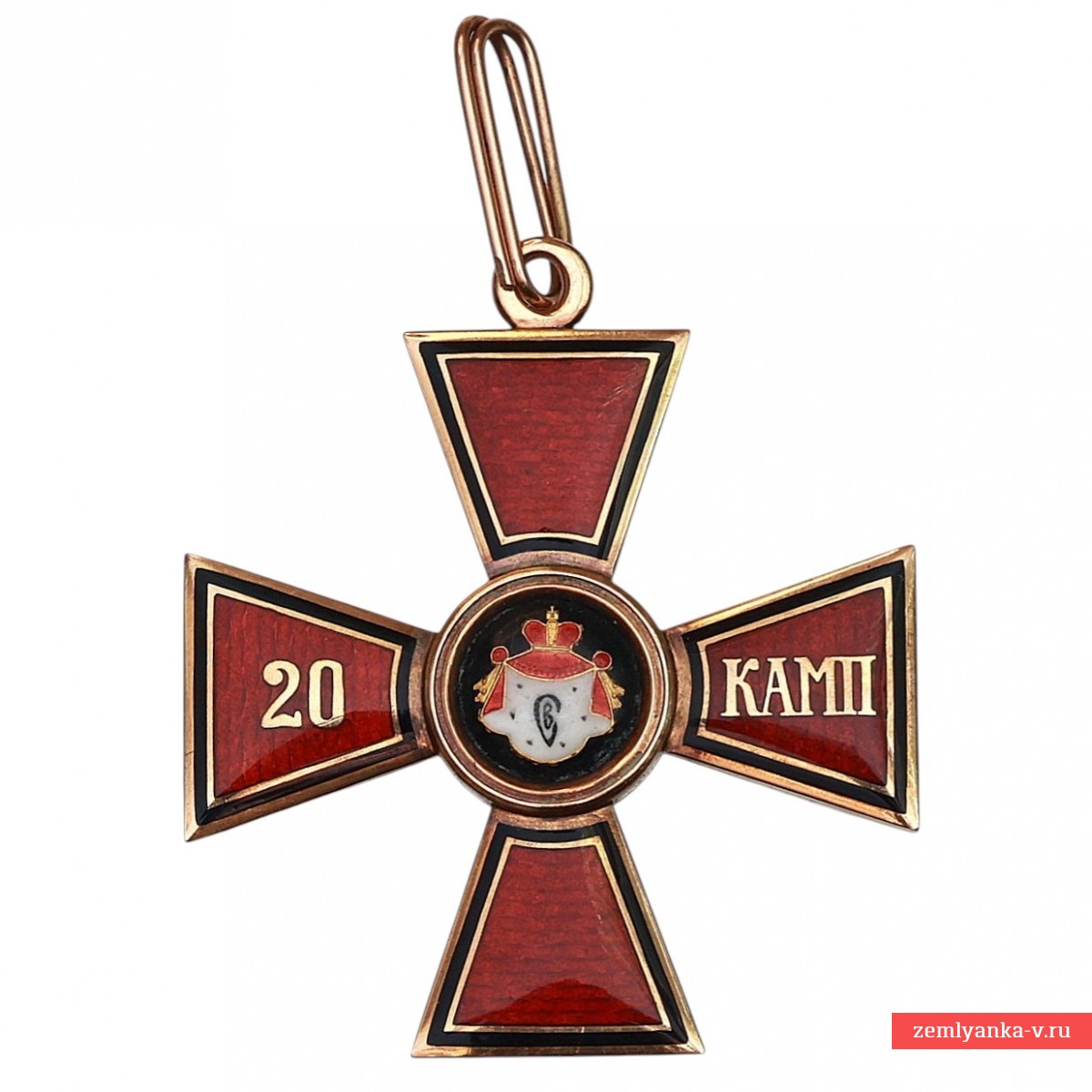 Орден Св. Владимира 4 ст. за 20 кампаний, Фаберже