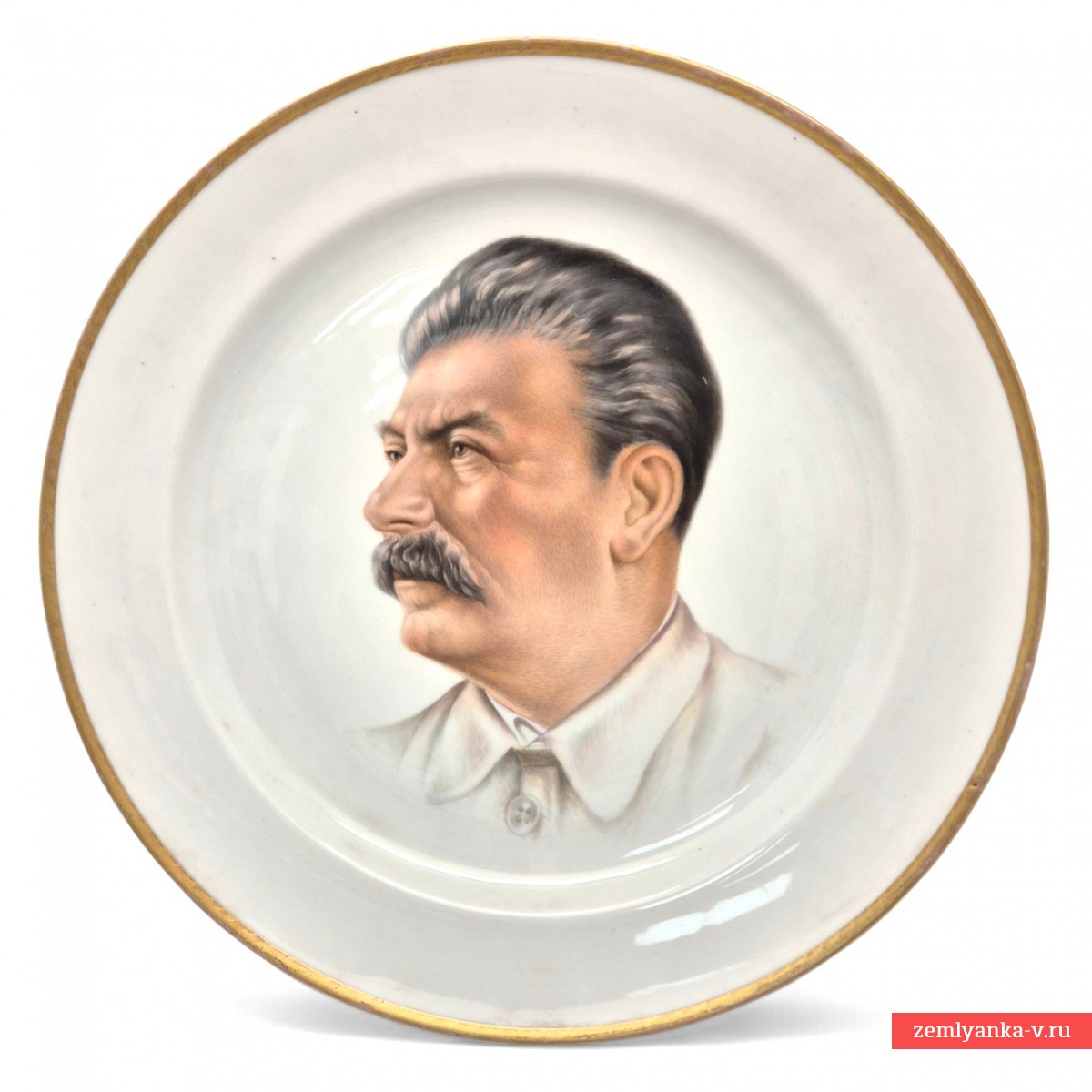 Агитационное блюдо «И.В. Сталин», 1940 г.