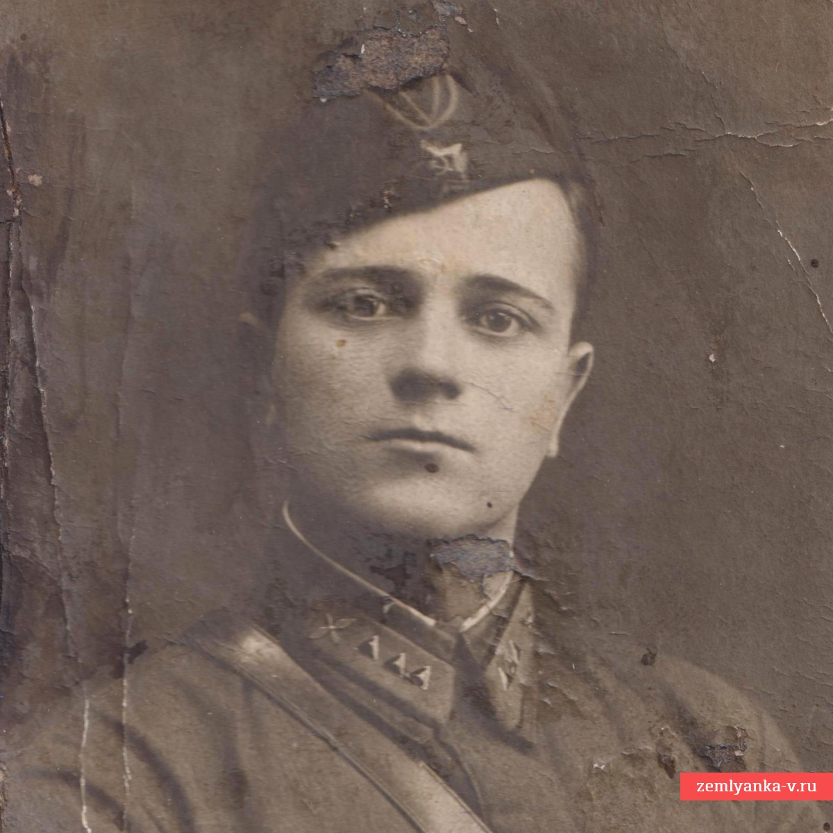 Фото Калиниченко С.Г.  – будущего Героя Советского союза, 1940 г.