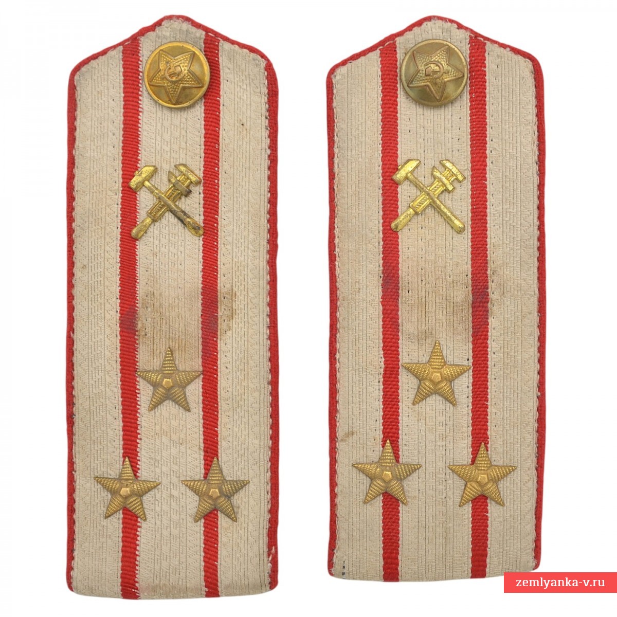 Погоны полковника технической службы АБТВ или артиллерии обр. 1943 г.