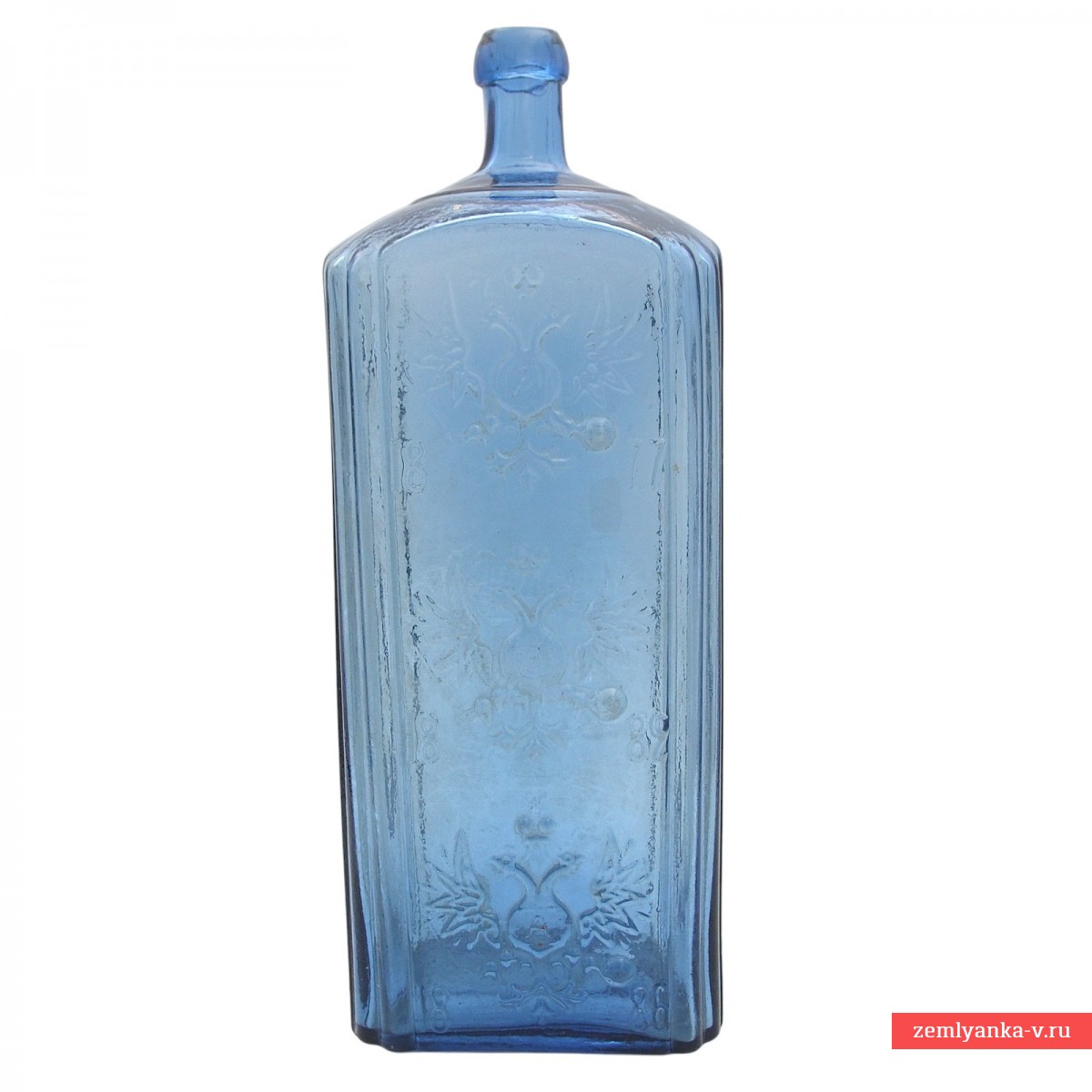 Большой русский штоф для водки, 1886 г.
