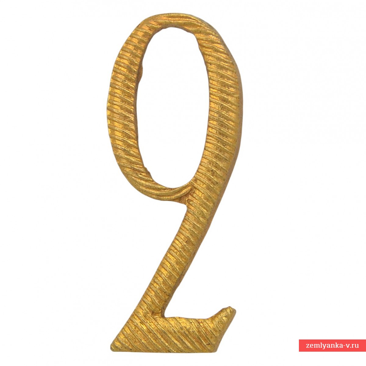 Погонная офицерская шифровка «2» образца 1911 года