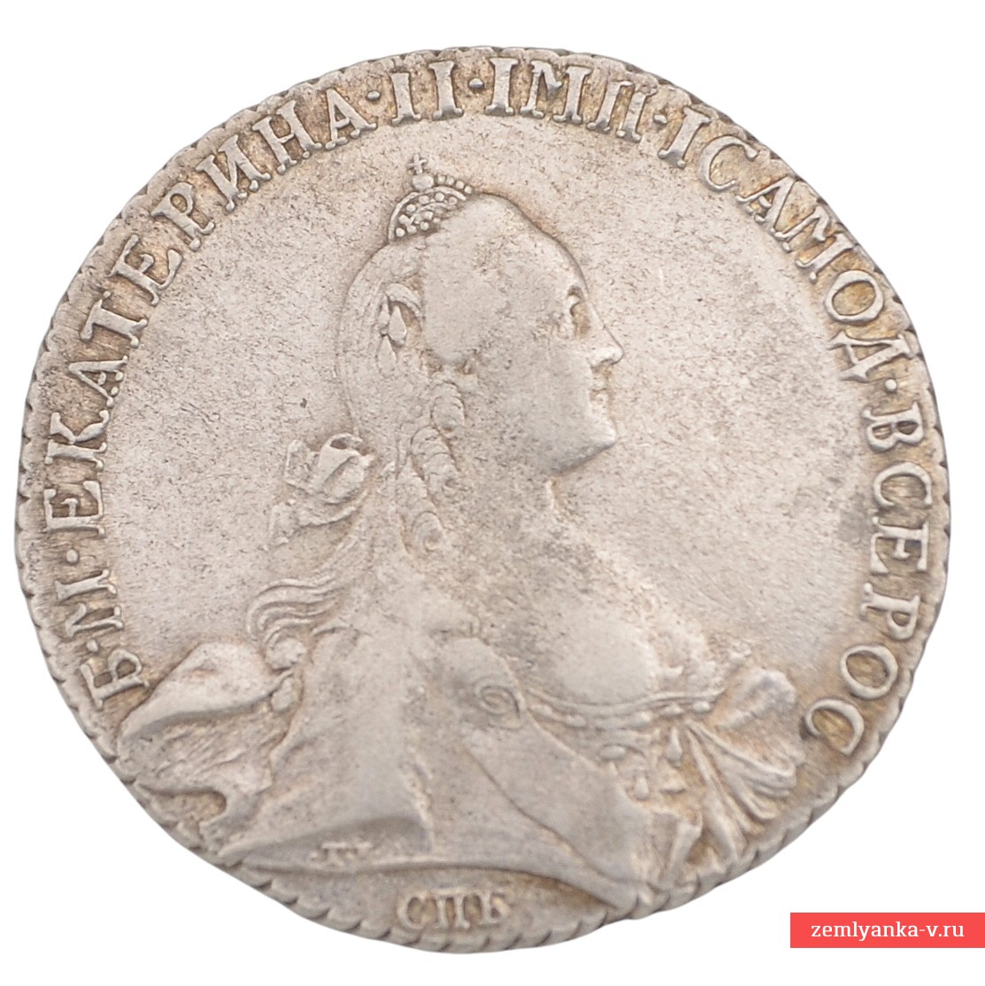 Монета рубль 1770 года, ЯЧ