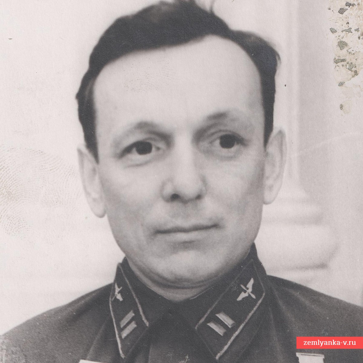 Фото майора А.П. Штепенко – Героя Советского союза, первого бомбившего Берлин в 1941 г.