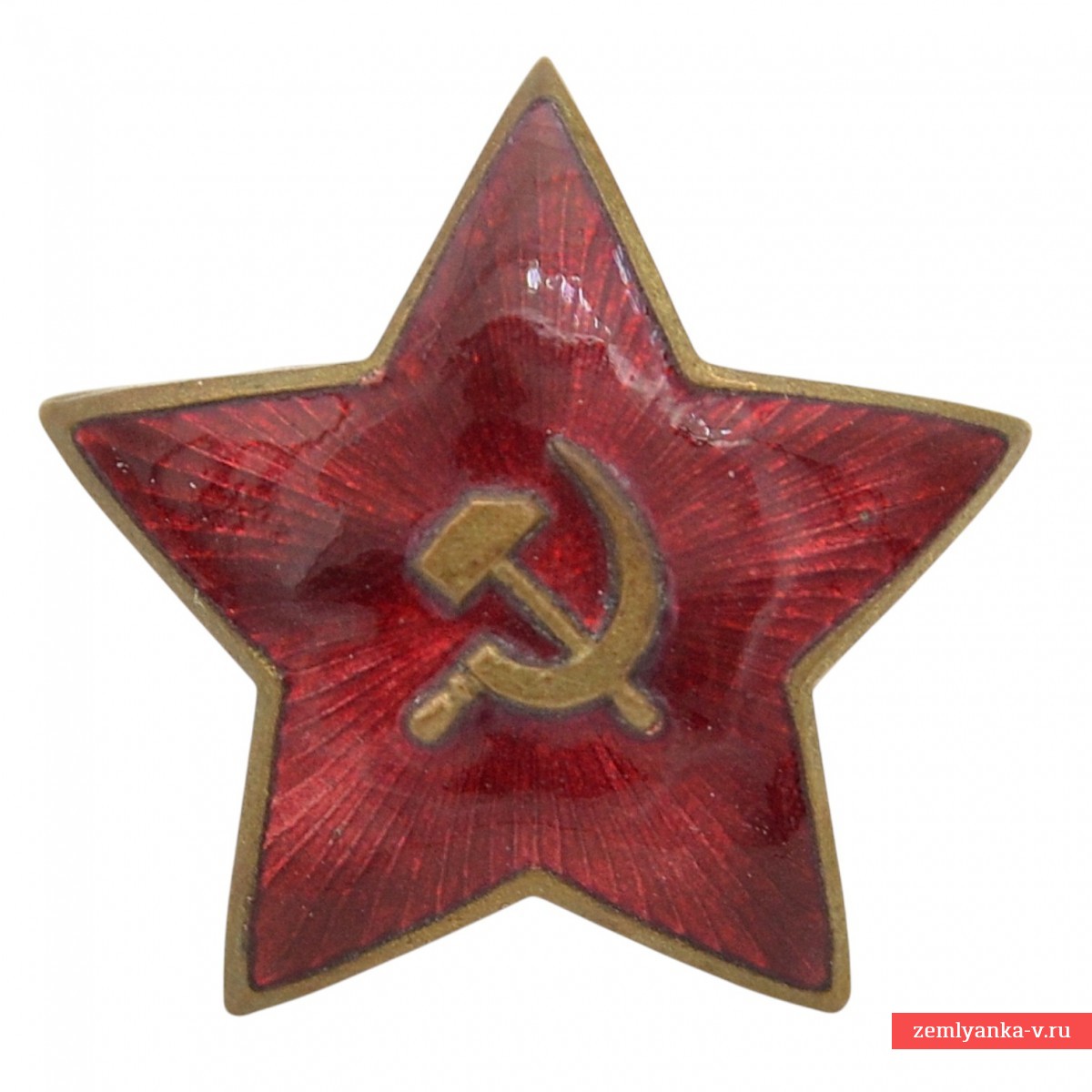 Редкая звезда на фуражку или шапку Красной армии