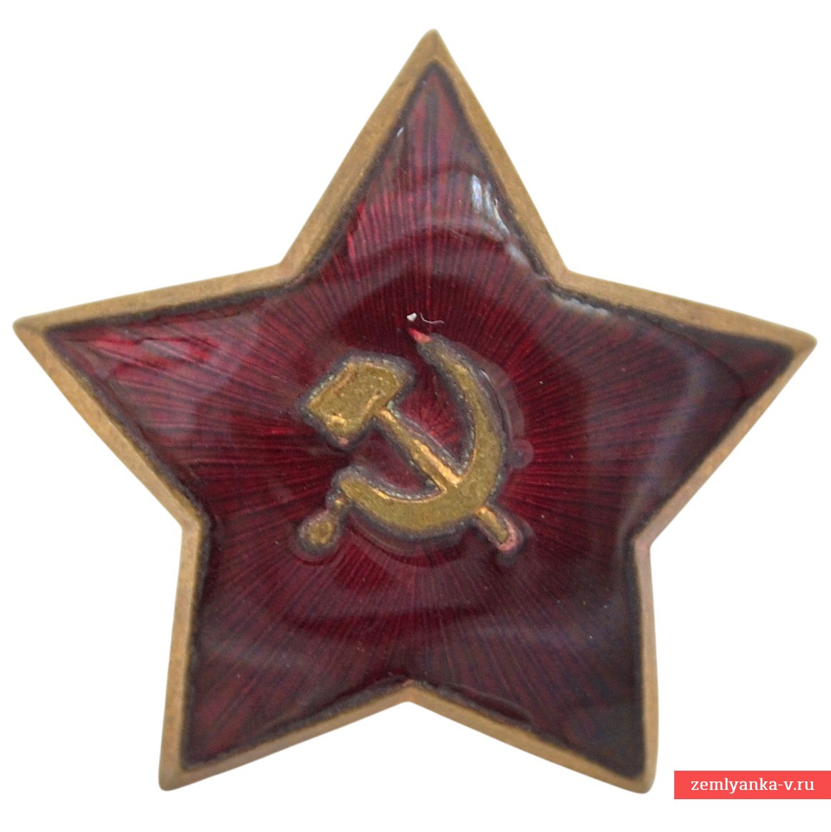 Редкая звезда на фуражку или шапку Красной армии