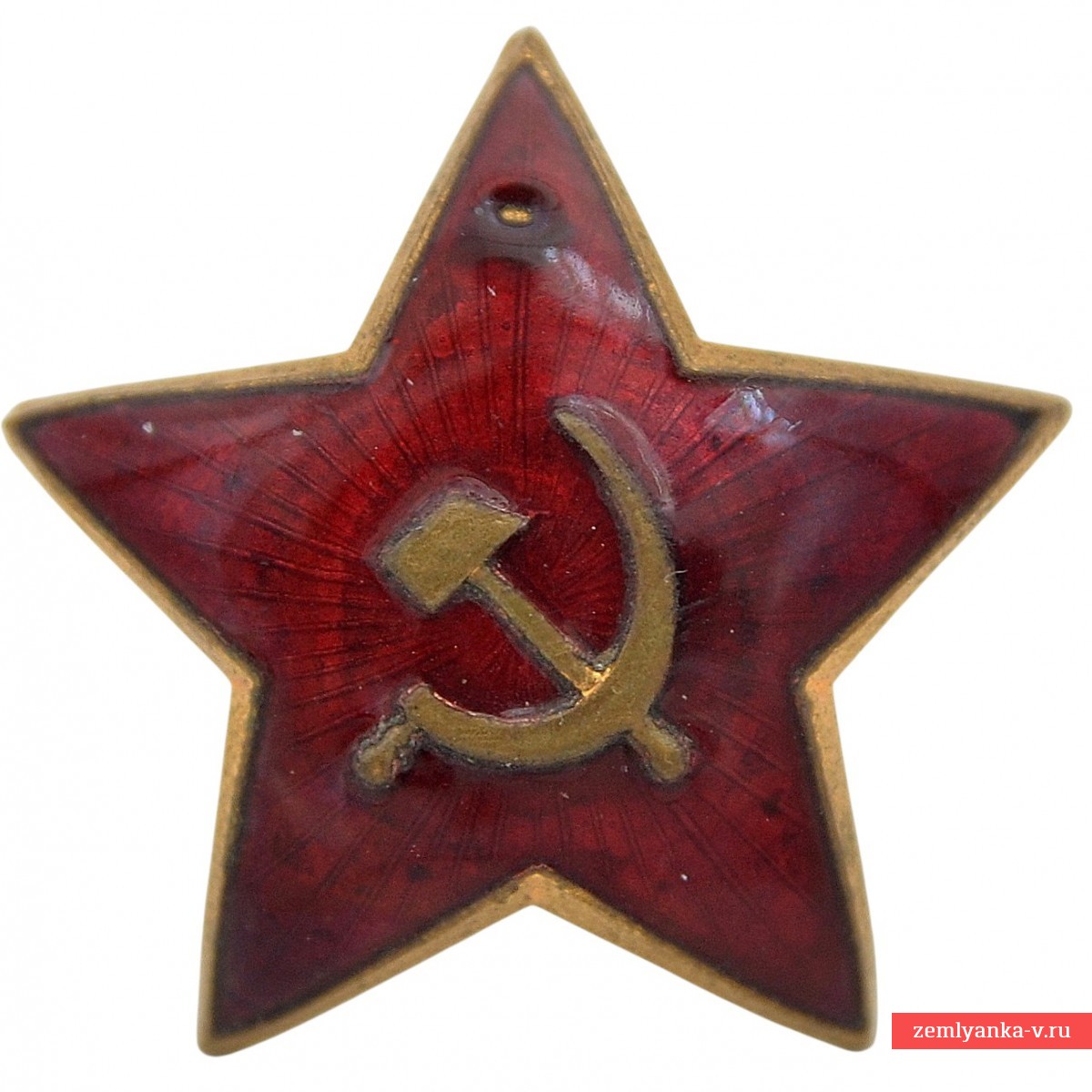 Редкая звезда на фуражку или буденовку РККА