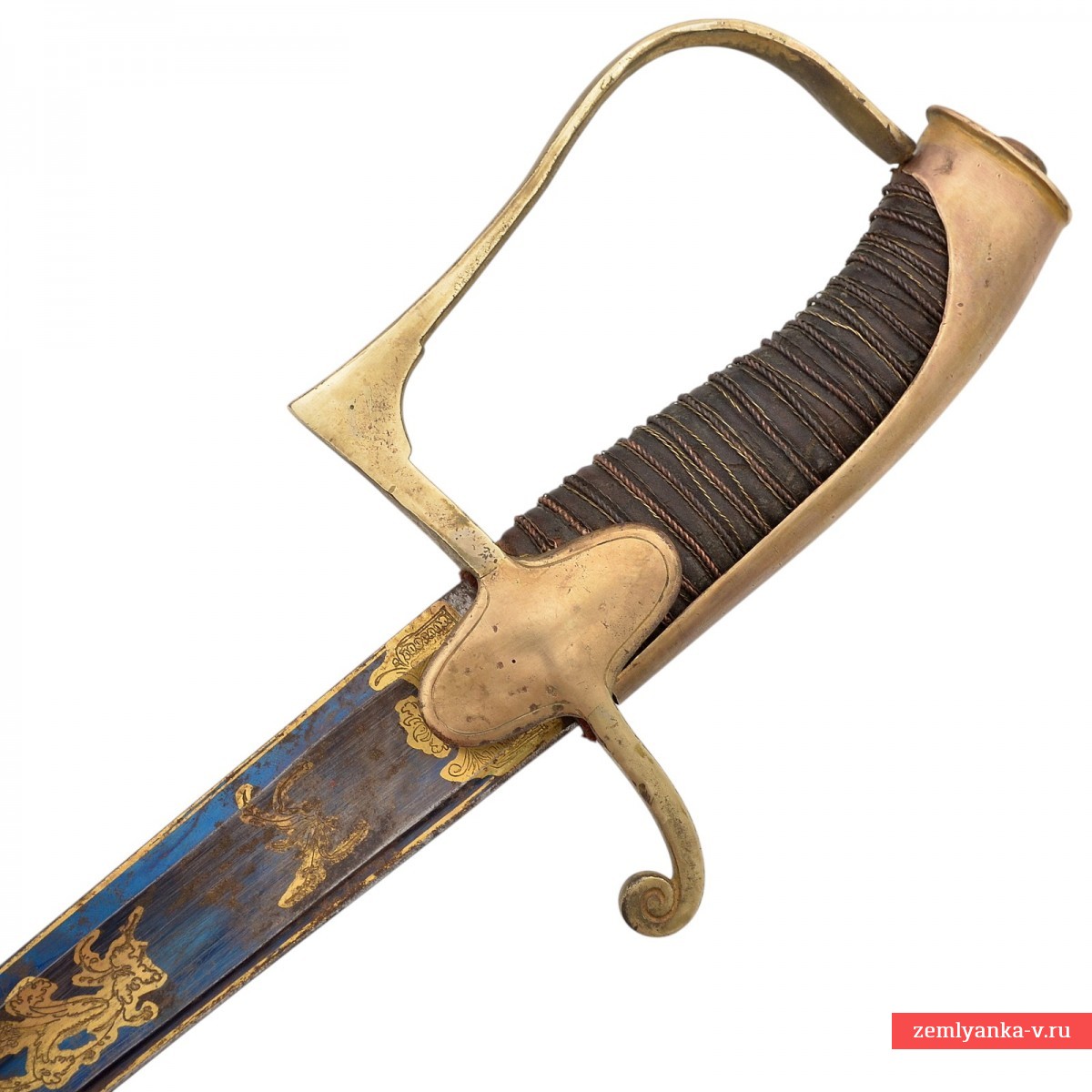 Сабля русская кавалерийская гусарская обр. 1798 с эфесом Гилльнера