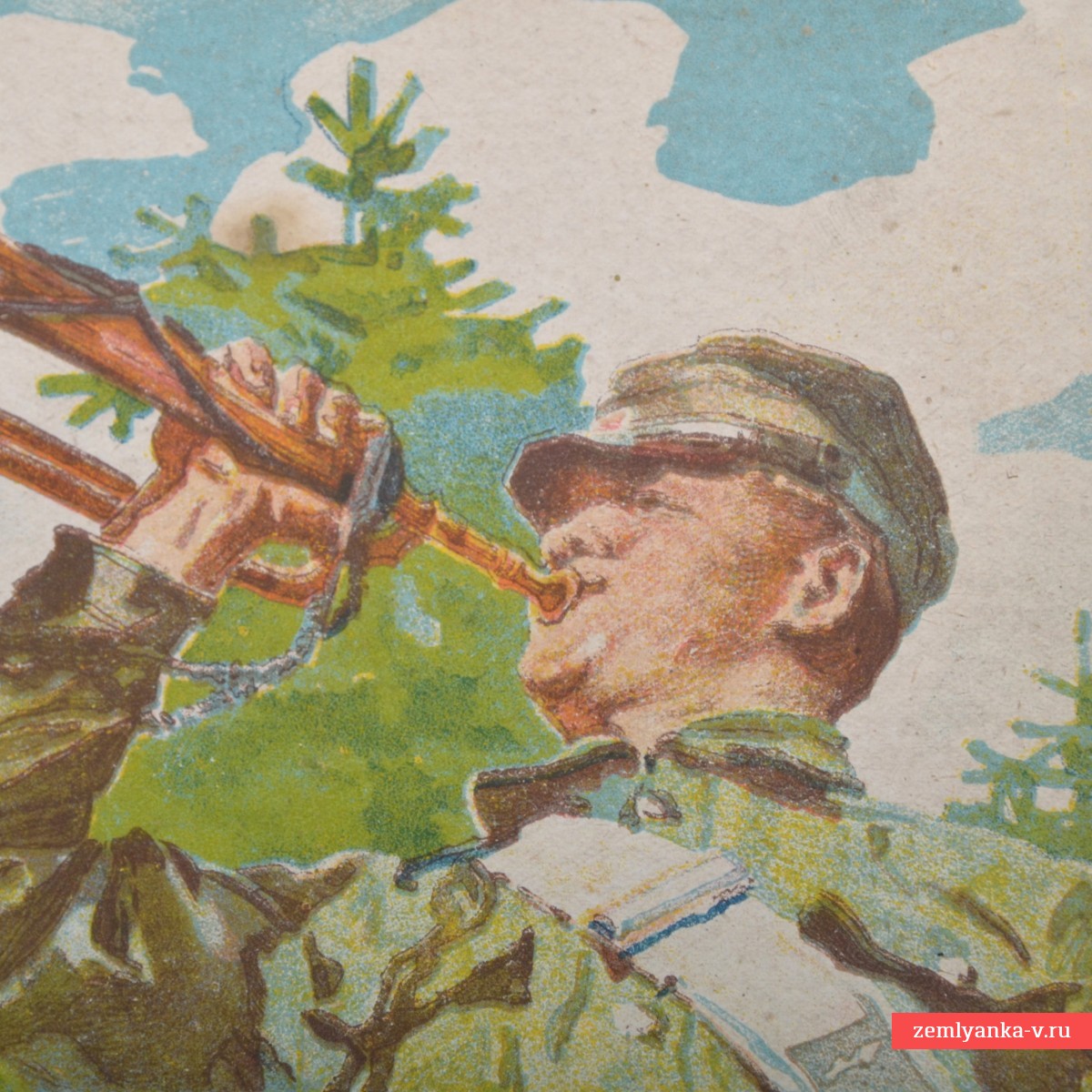 Открытка «Горнист РККА», КИМ